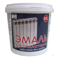 Эмаль акриловая Ispolin для радиаторов отопления 2л белая