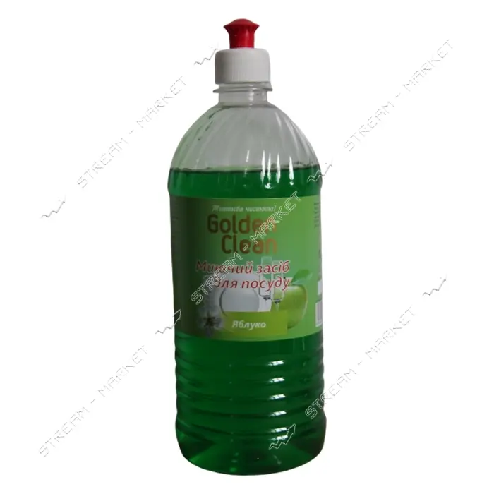Средство для мытья посуды Golden Clean Яблоко 1л