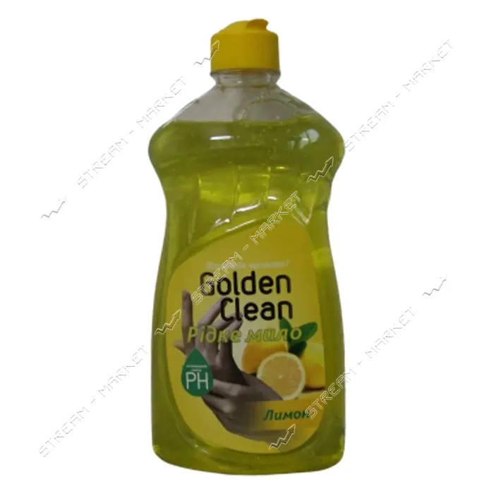 Мыло жидкое Golden Clean Лимон с запаской 500мл