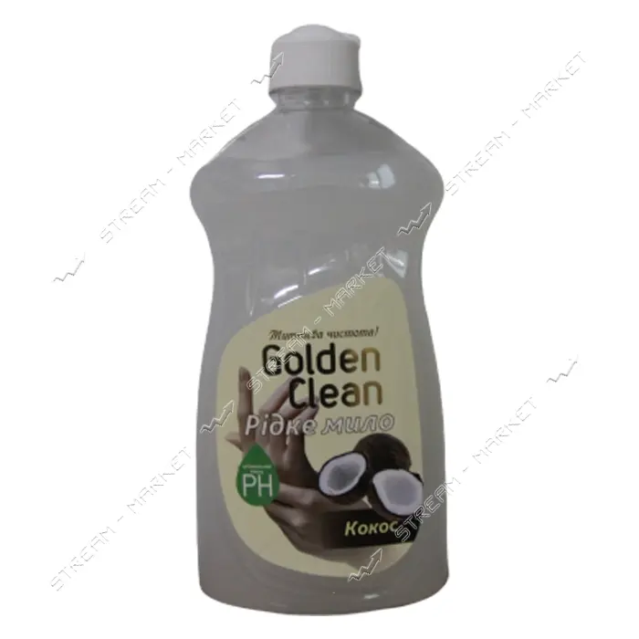 Мыло жидкое Golden Clean Кокос с запаской 500мл