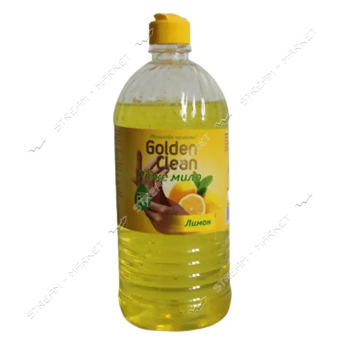 Мыло жидкое Golden Clean Лимон с запаской 1л