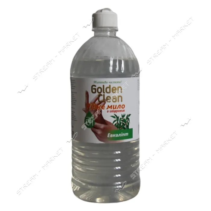 Мыло жидкое Golden Clean Эвкалипт с запаской 1л                                                     