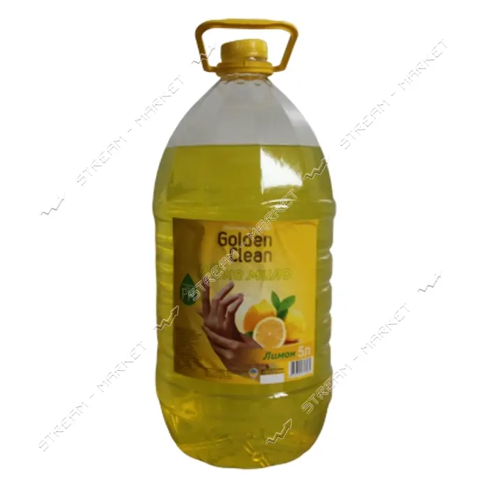 Мыло жидкое Golden Clean Лимон в бутылке ПЭТ 5л                                                     