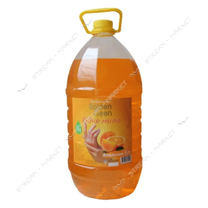 Мыло жидкое Golden Clean Апельсин в бутылке ПЭТ 5л                                                  