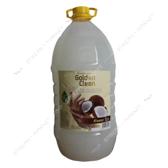 Мыло жидкое Golden Clean Кокос в бутылке ПЭТ 5л