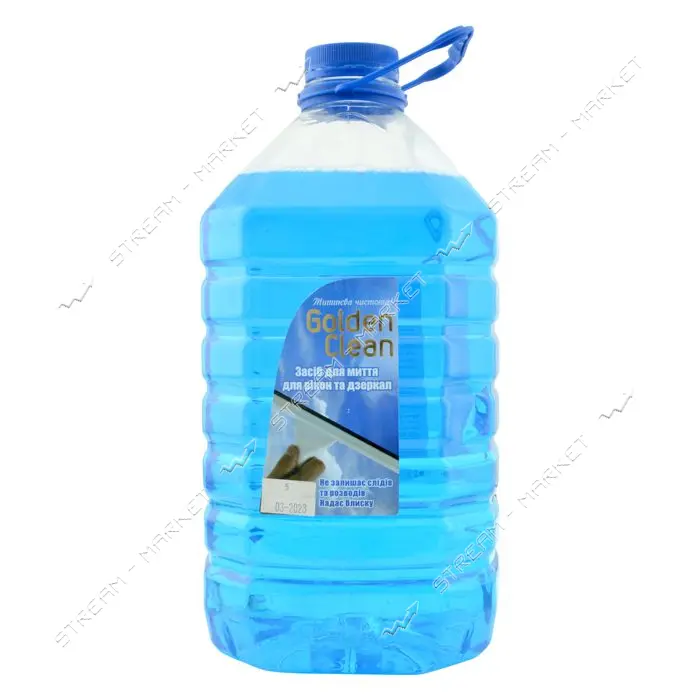 Средство для мытья стекол Golden Clean в бутылке ПЭТ 5л