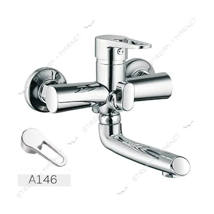 Смеситель для ванной Zerix PUD3 A146