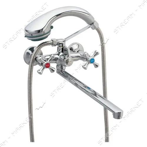 Смеситель для ванны Zerix DML Euro длинный ручка WSL-827 букса 1/2"