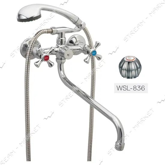 Смеситель для ванной Zerix-DMT WSL-836