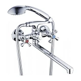 Смеситель для ванной Zerix D5Q длинный ручка WSL-827 букса 1/2"                                     