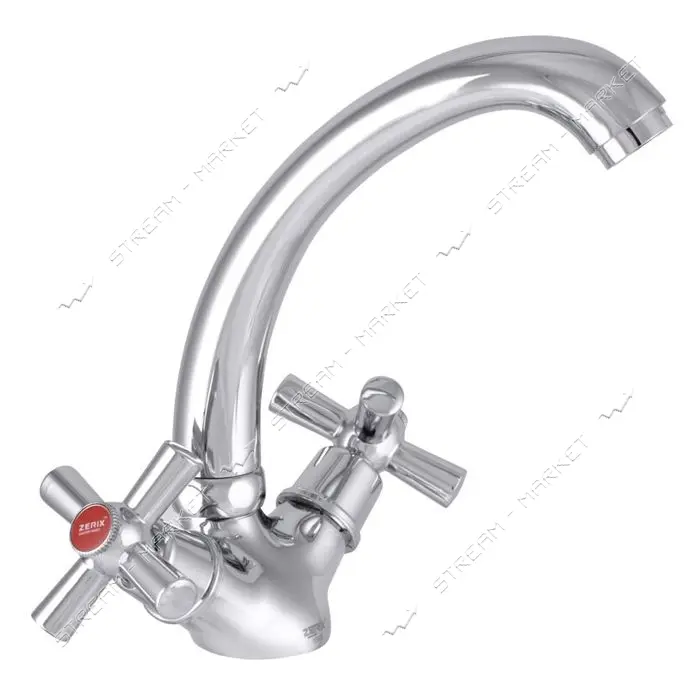 Смеситель для умывальника Zerix TMC ручка WSL-722 букса 1/2"
