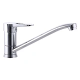 Смеситель для кухни Zerix SOP4-A 045 длинный 25см на гайке ручка 045 картридж 40мм                  