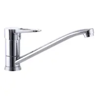 Смеситель для кухни Zerix SOP4-A 045 длинный 25см на гайке ручка 045 картридж 40мм                  