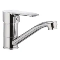 Смеситель для кухни Cron Columbia 004-15 короткий 15см шпилька картридж 35мм                        