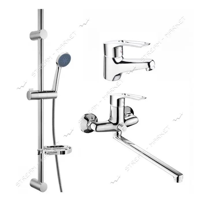 Набор смесителей для ванной комнаты Cron HANSBERG.SET - 3                                           