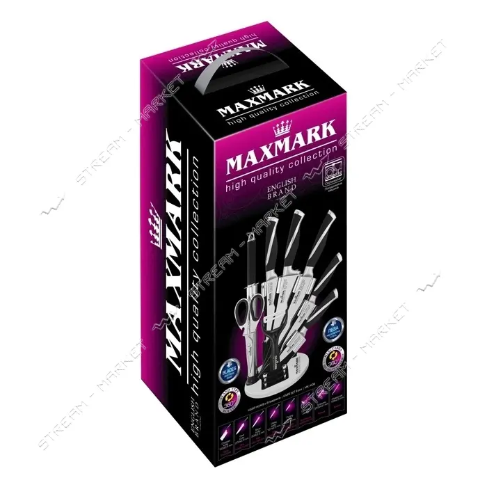 Набор ножей Maxmark МК-К08 9 предметов                                                              