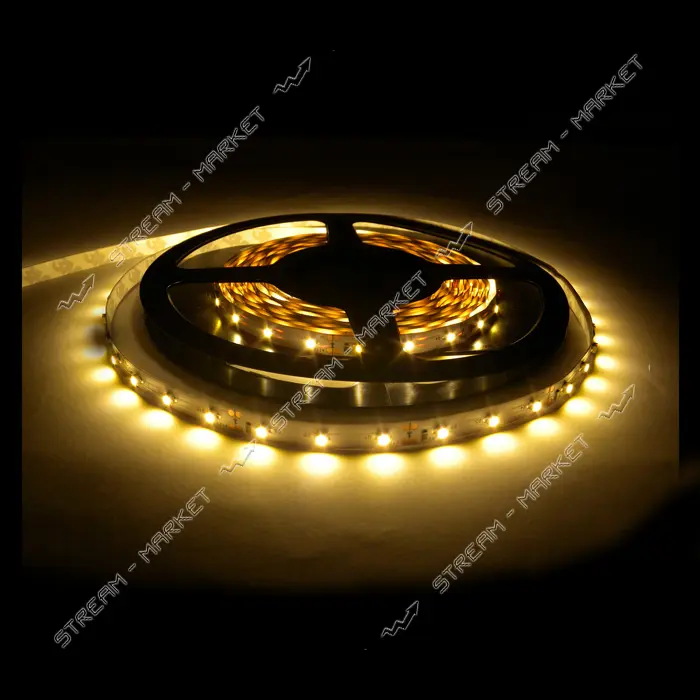 Светодиодная лента ECO smd 3528 60 Led/m DC 12 4 8 W/m IP20 желтый                                  
