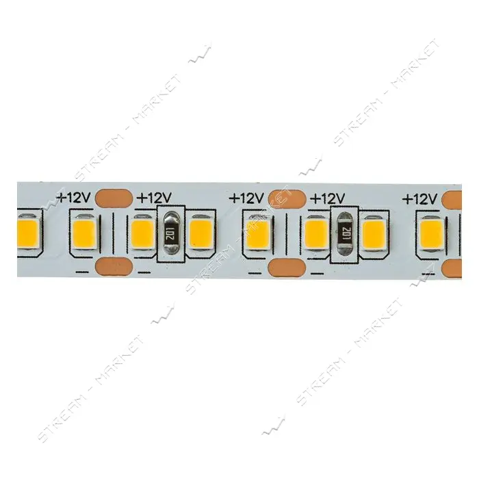 Светодиодная лента AVT-840WW2835-12V smd2835 168Led/m 12v 12W/m IP20 2700-3500К белый теплый