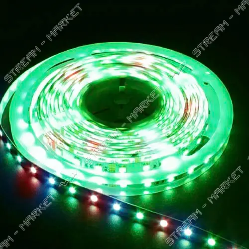 Светодиодная лента smd 5050 60 Led/m DC 12 14.4 W/m IP20 RGB                                        