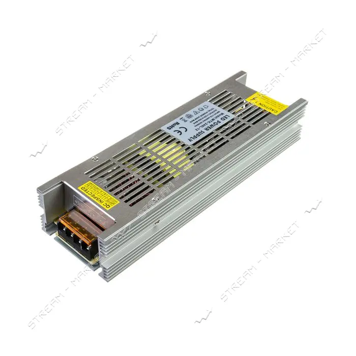 Блок питания для светодиодной ленты негерметичный 12В 20А 240W 240x71x48 LONG