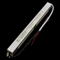 Блок питания для светодиодной ленты герметичный 12В 2А 24W 263x20x22 SLIM                           