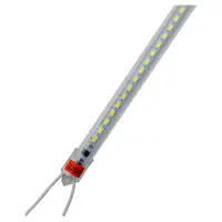 Светодиодная линейка LED Strip 8W 6000-6500K 220V IP44 60см пластик прозрачный MTK2-5730W           