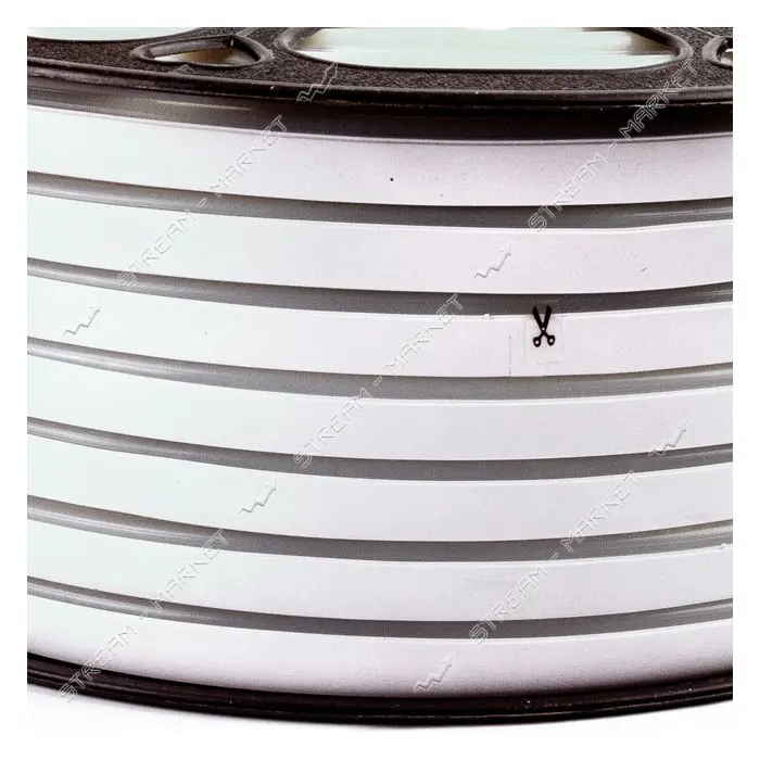 Светодиодный неон W NEON 120W 2835 12V 8W/m IP65 8х16мм 1м белый холодный