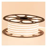 Светодиодный неон WW NEON 120W 2835 12V 8W/m IP65 8х16мм 1м белый теплый                            