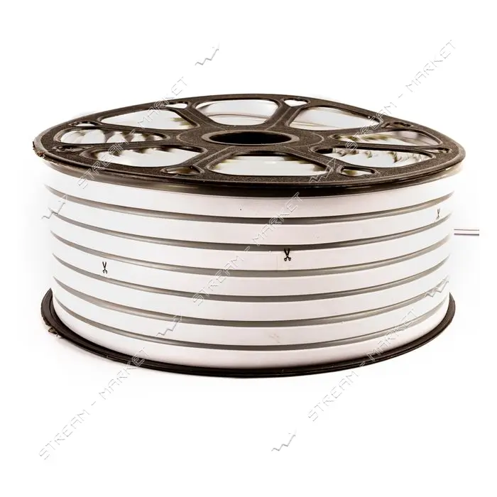 Светодиодный неон WW NEON 120W 2835 12V 8W/m IP65 8х16мм 1м белый теплый