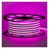 Светодиодный неон P NEON 120W 2835 12V 8W/m IP65 8х16мм 1м розовый