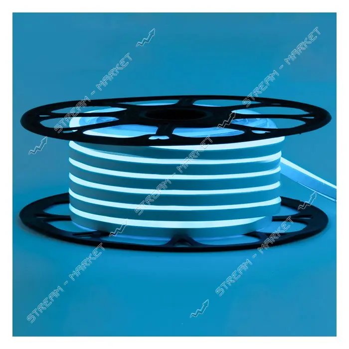 Светодиодный неон IB NEON 120W 2835 12V 8W/m IP65 8х16мм 1м голубой                                 