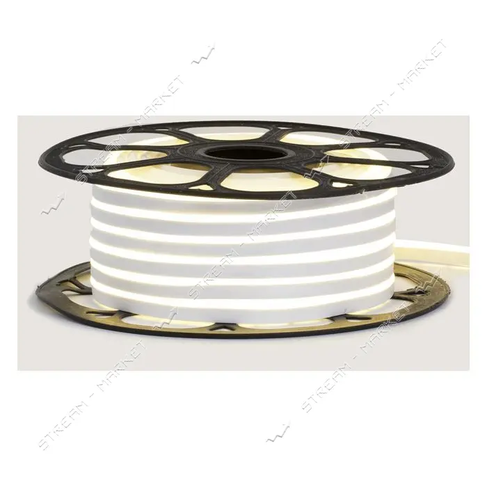 Светодиодный неон W AVT NEON 120W 2835 12V 13W/m IP65 6х12мм 1м белый холодный                      