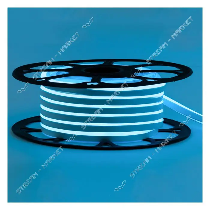 Светодиодный неон IB AVT NEON 120W 2835 12V 11W/m IP65 6х12мм 1м голубой                            