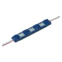 Светодиодный модуль МТК 12V 3led smd5730 1Вт IP65 синий                                             