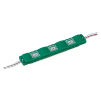 Светодиодный модуль МТК 12V 3led smd5730 1Вт IP65 зеленый                                           