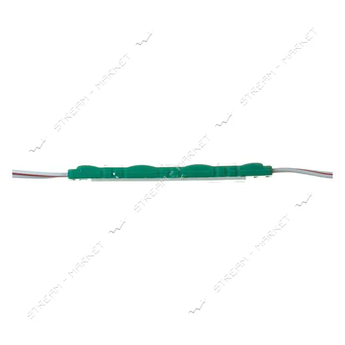 Светодиодный модуль МТК 12V 3led smd5730 1Вт IP65 зеленый