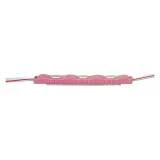 Светодиодный модуль МТК 12V 3led smd5730 1Вт IP65 розовый                                           