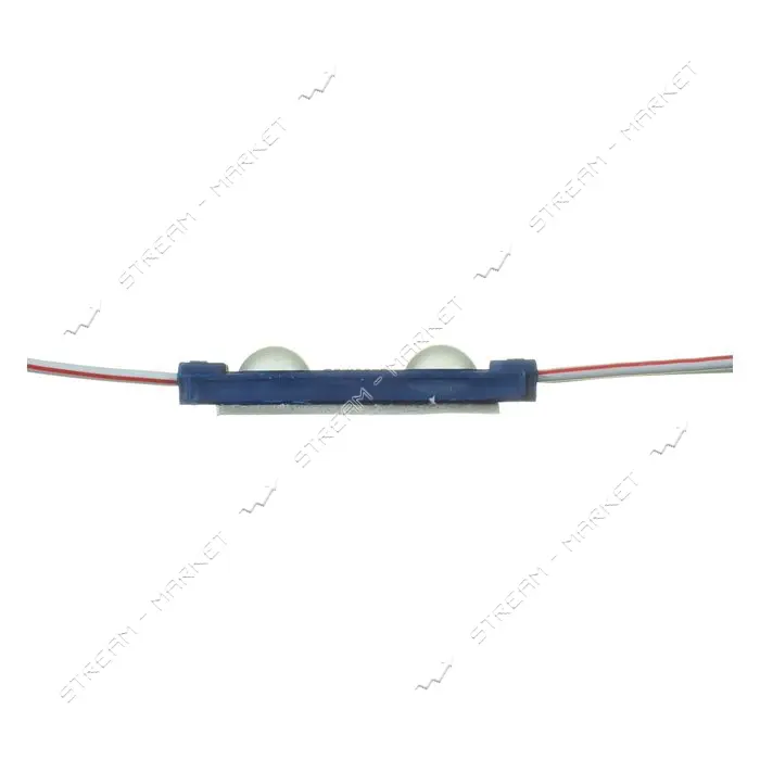Светодиодный модуль МТК 12V 2led smd5730 0.72Вт IP65 синий