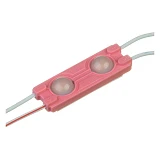Светодиодный модуль МТК 12V 2led smd5730 0.72Вт IP65 розовый