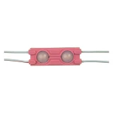 Светодиодный модуль МТК 12V 2led smd5730 0.72Вт IP65 розовый