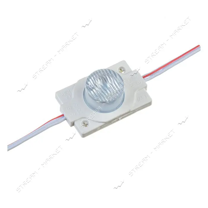 Светодиодный модуль инжекторный 12в smd3030 1LED 1.5Вт герметичный белый