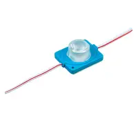 Светодиодный модуль инжекторный 12в smd3030 1LED 1.5Вт герметичный синий                            
