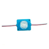 Светодиодный модуль инжекторный 12в smd3030 1LED 1.5Вт герметичный синий