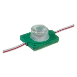 Светодиодный модуль инжекторный 12в smd3030 1LED 1.5Вт герметичный зеленый                          