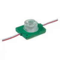Светодиодный модуль инжекторный 12в smd3030 1LED 1.5Вт герметичный зеленый                          