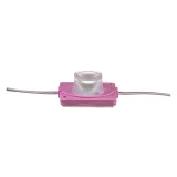 Светодиодный модуль инжекторный 12в smd3030 1LED 1.5Вт розовый                                      