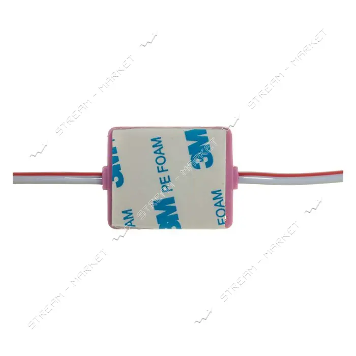 Светодиодный модуль инжекторный 12в smd3030 1LED 1.5Вт розовый                                      