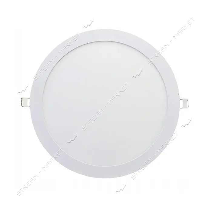 Светильник светодиодный врезной Techno Systems LED Round Downlight 24W-220V-1700L-4000K Alum        