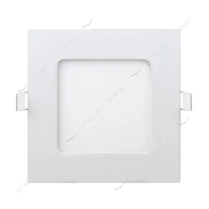 Светильник светодиодный врезной Techno Systems LED Square Downlight 6W-220V-420L-4000K Alum