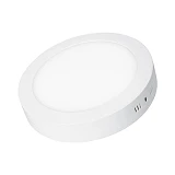 Светильник светодиодный накладной Techno Systems LED Round Downlight 6W-220V-420L-4000K Alum        